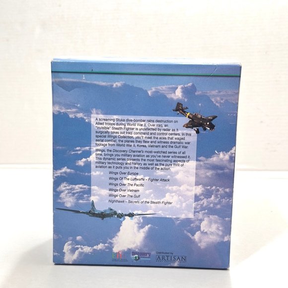 Discovery Channel Wings VHS Collection 6 Tapes Best of Military Aviation Vietnam - Picture 5 of 6
